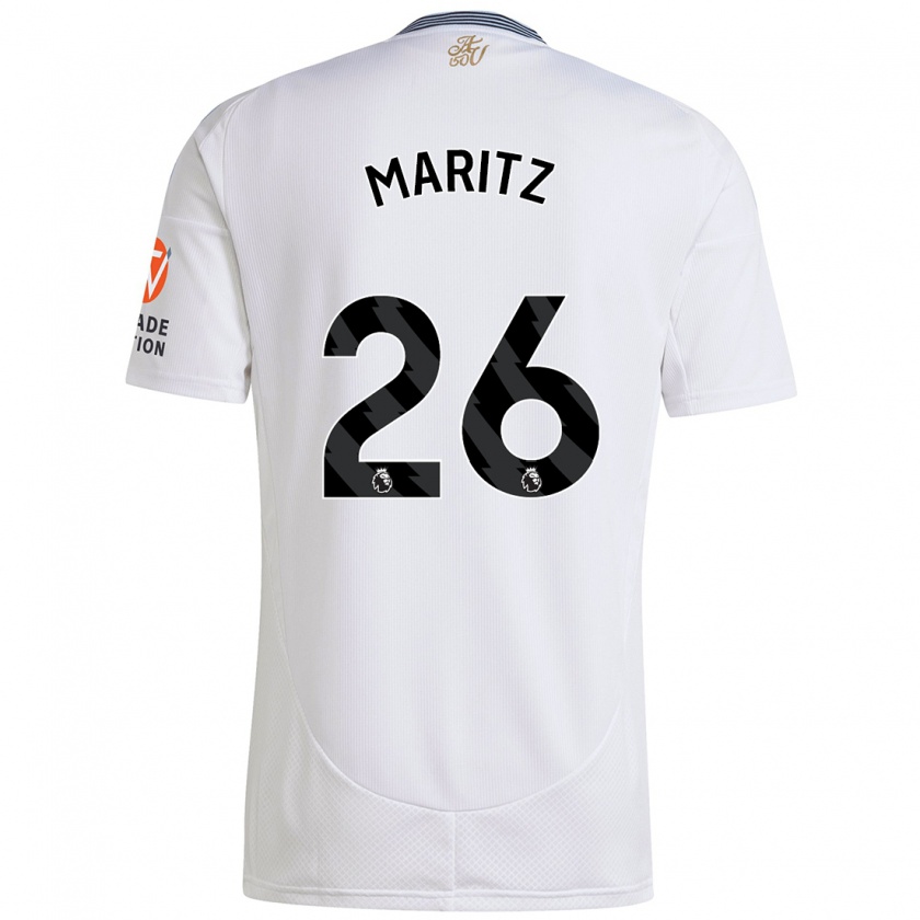 Kandiny Bambino Maglia Noelle Maritz #26 Bianco Kit Gara Away 2024/25 Maglietta