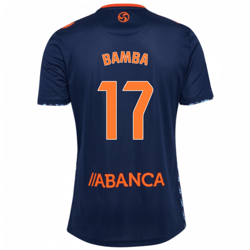 Kandiny Kinderen Jonathan Bamba #17 Marineblauw Uitshirt Uittenue 2024/25 T-Shirt