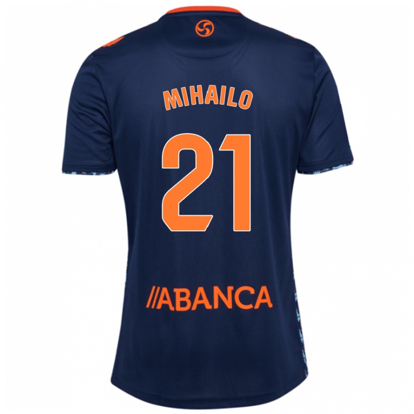 Kandiny Niño Camiseta Mihailo Ristic #21 Azul Marino 2ª Equipación 2024/25 La Camisa