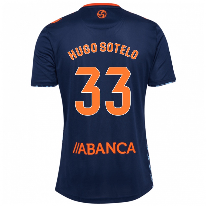 Kandiny Kinder Hugo Sotelo #33 Marineblau Auswärtstrikot Trikot 2024/25 T-Shirt Österreich