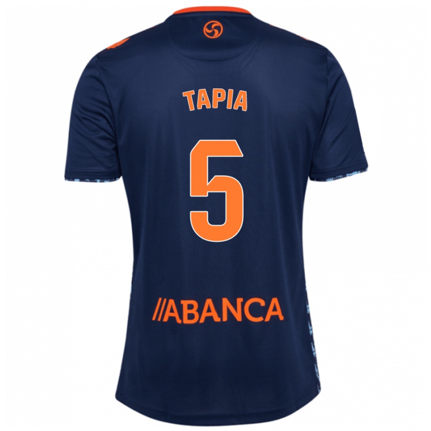 Kandiny Kinder Renato Tapia #5 Marineblau Auswärtstrikot Trikot 2024/25 T-Shirt Österreich