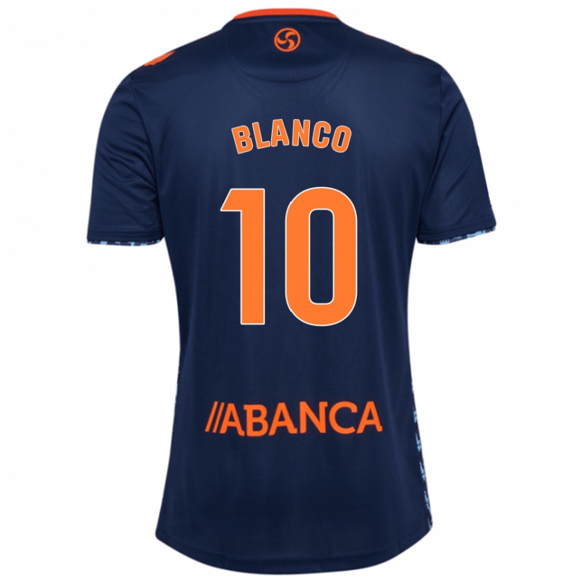 Kandiny Bambino Maglia Raúl Blanco #10 Blu Navy Kit Gara Away 2024/25 Maglietta