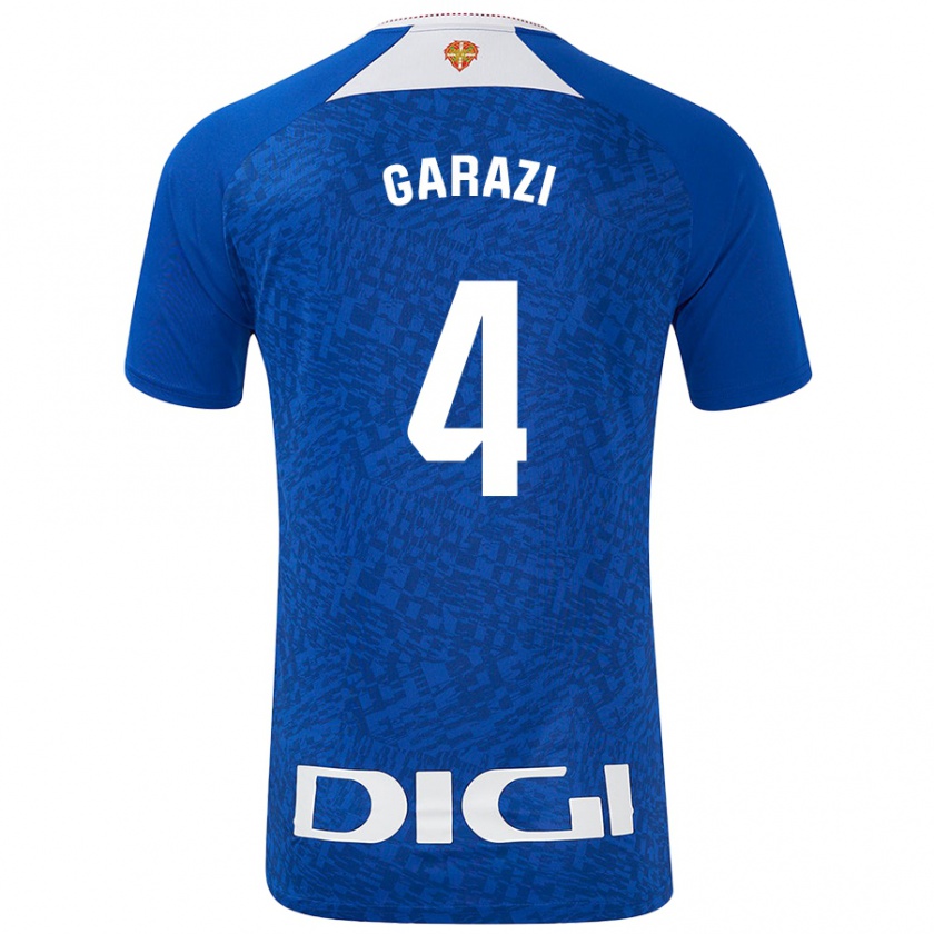 Kandiny Bambino Maglia Garazi #4 Blu Royal Kit Gara Away 2024/25 Maglietta