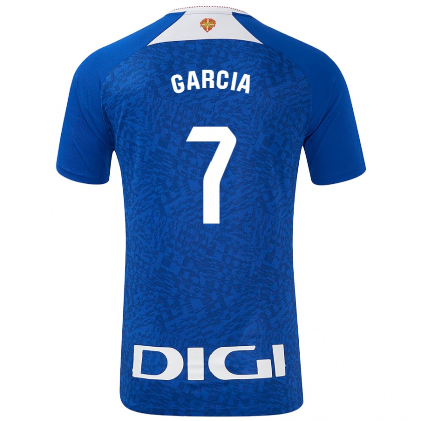 Kandiny Bambino Maglia Nahikari García #7 Blu Royal Kit Gara Away 2024/25 Maglietta