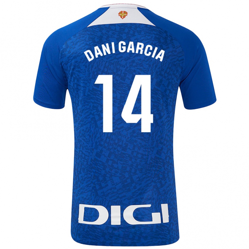 KandinyキッズDani García#14ロイヤルブルーアウェイシャツ2024/25ジャージーユニフォーム