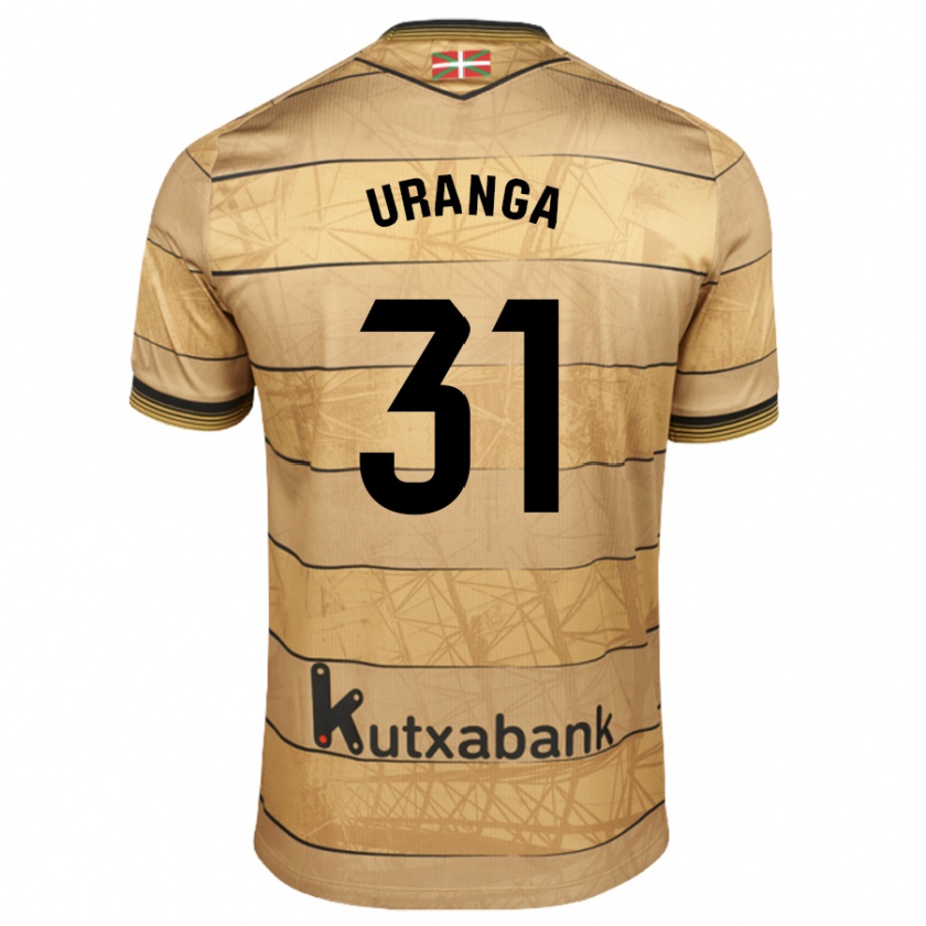 Kandiny Kinder Haizea Uranga Agirre #31 Braun Auswärtstrikot Trikot 2024/25 T-Shirt Österreich