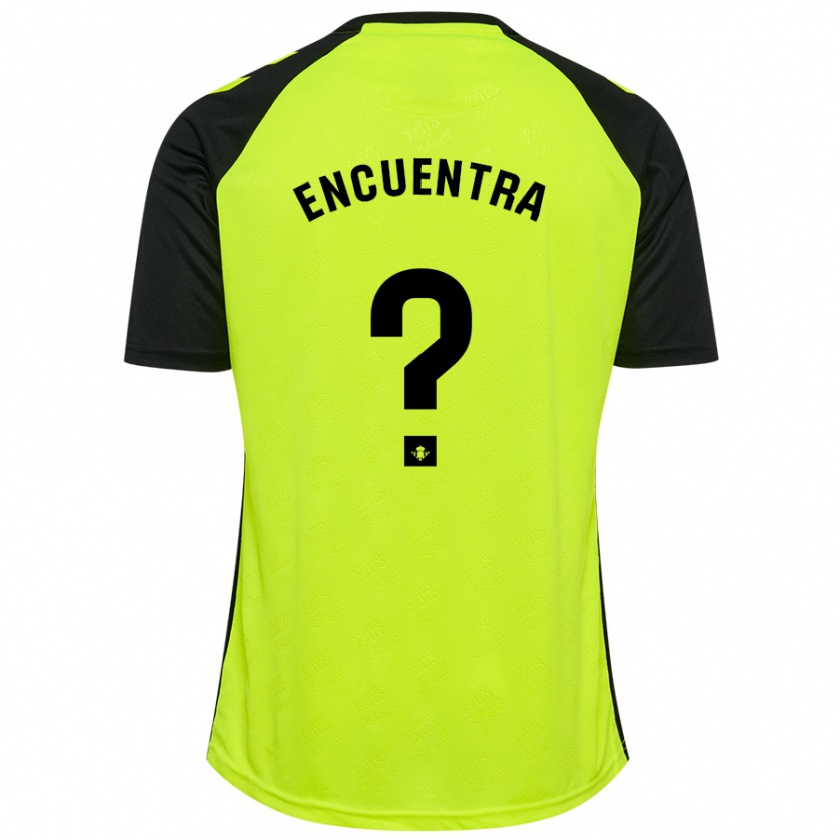 Kandiny Kinderen Jan Encuentra #0 Fluorescerend Geel Zwart Uitshirt Uittenue 2024/25 T-Shirt