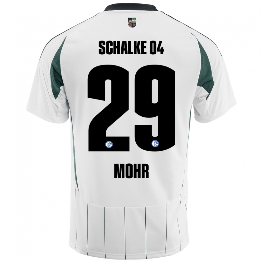 Kandiny Niño Camiseta Tobias Mohr #29 Blanco Verde 2ª Equipación 2024/25 La Camisa México