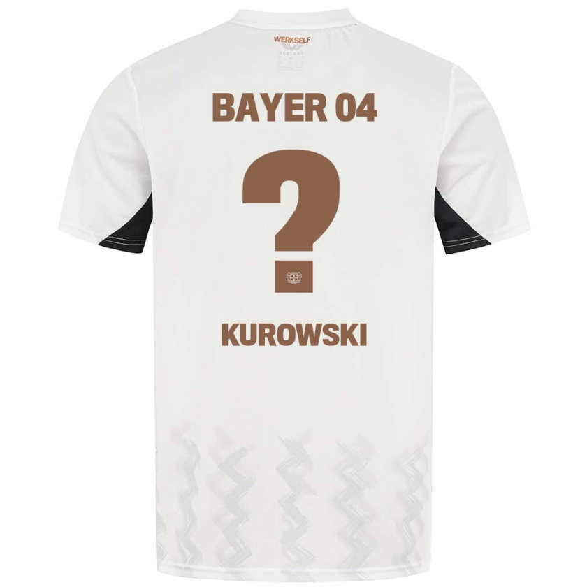 Kandiny Kinder Julien Kurowski #0 Weiß Schwarz Auswärtstrikot Trikot 2024/25 T-Shirt Österreich