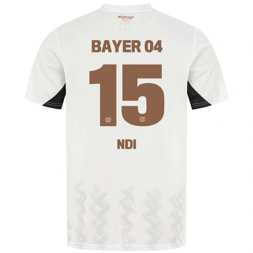 Kandiny Kinder Bradley Ndi #15 Weiß Schwarz Auswärtstrikot Trikot 2024/25 T-Shirt Österreich