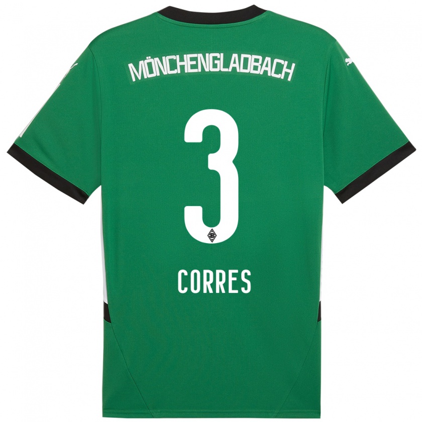 Kandiny Kinderen Carolin Corres #3 Groen Wit Uitshirt Uittenue 2024/25 T-Shirt