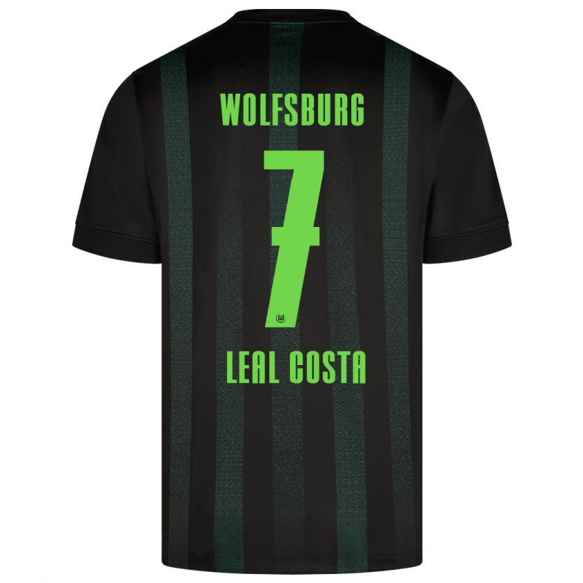 Kandiny Kinder David Leal Costa #7 Dunkelgrün Auswärtstrikot Trikot 2024/25 T-Shirt Österreich