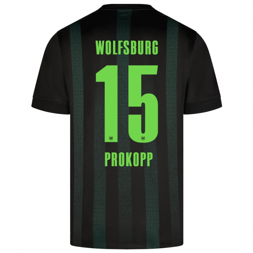 Kandiny Kinder Oskar Prokopp #15 Dunkelgrün Auswärtstrikot Trikot 2024/25 T-Shirt Österreich