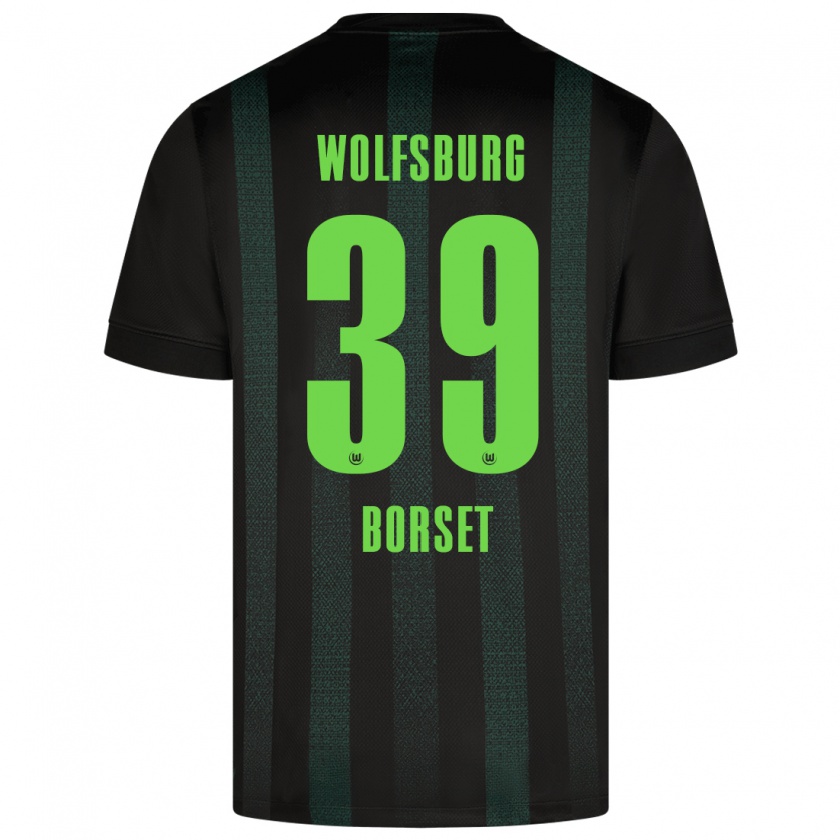 Kandiny Kinder Anders Børset #39 Dunkelgrün Auswärtstrikot Trikot 2024/25 T-Shirt Österreich