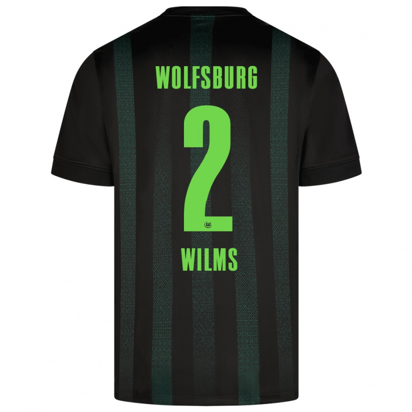 Kandiny Kinder Lynn Wilms #2 Dunkelgrün Auswärtstrikot Trikot 2024/25 T-Shirt Österreich