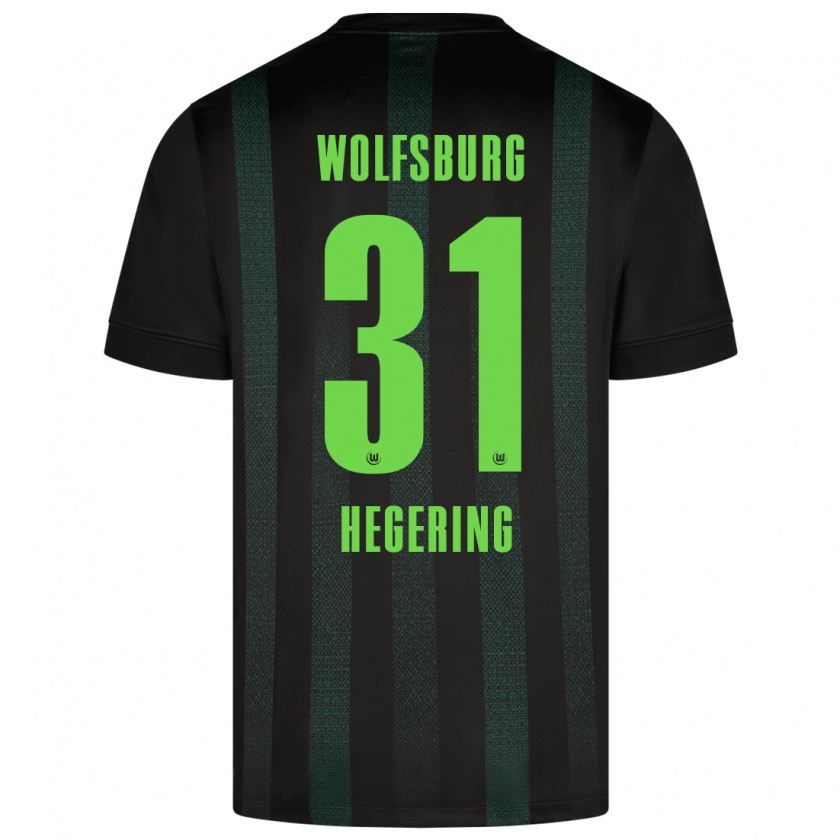 Kandiny Bambino Maglia Marina Hegering #31 Verde Scuro Kit Gara Away 2024/25 Maglietta