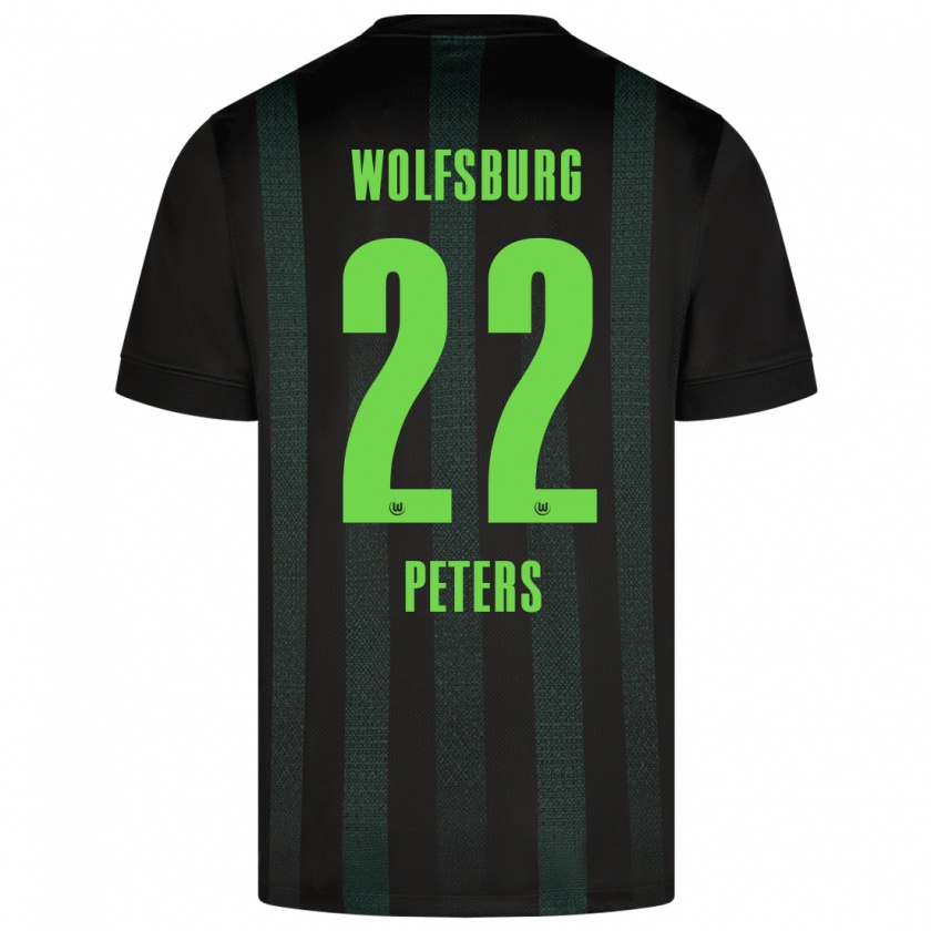 Kandiny Kinder Laurin Peters #22 Dunkelgrün Auswärtstrikot Trikot 2024/25 T-Shirt Österreich