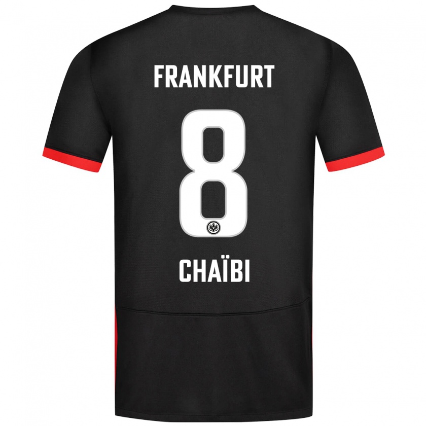 Kandiny Kinderen Farès Chaïbi #8 Zwart Uitshirt Uittenue 2024/25 T-Shirt