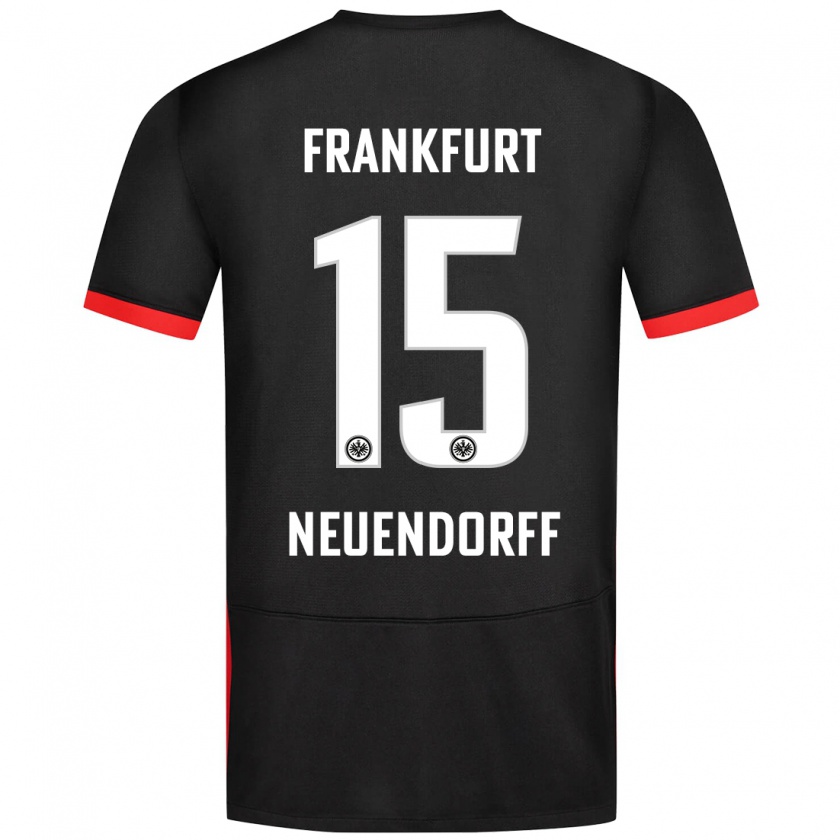 Kandiny Bambino Maglia Nilo Neuendorff #15 Nero Kit Gara Away 2024/25 Maglietta