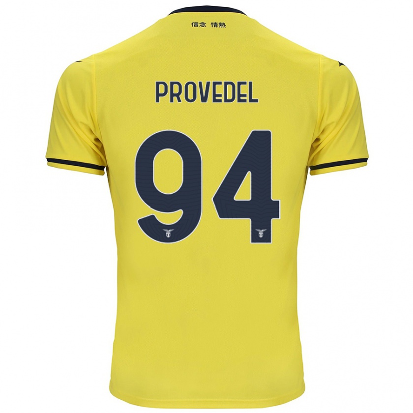 Kandiny Kinderen Ivan Provedel #94 Geel Uitshirt Uittenue 2024/25 T-Shirt