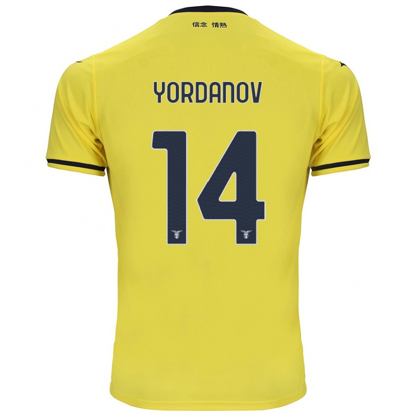 Kandiny Kinderen Damyan Yordanov #14 Geel Uitshirt Uittenue 2024/25 T-Shirt