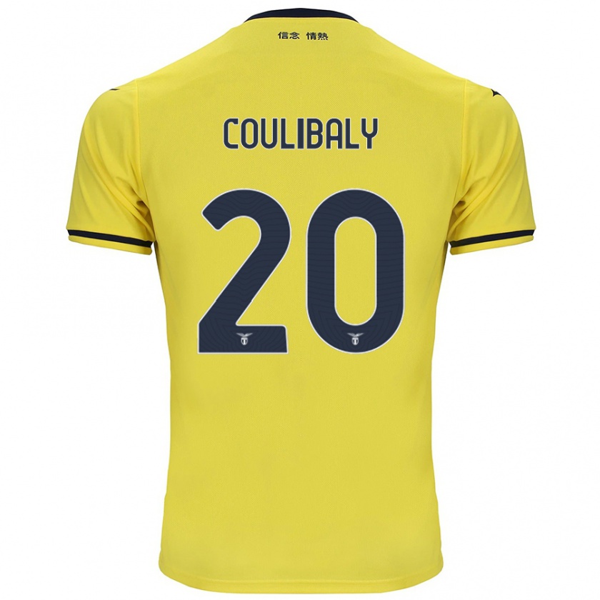 Kandiny Kinderen Larsson Coulibaly #20 Geel Uitshirt Uittenue 2024/25 T-Shirt