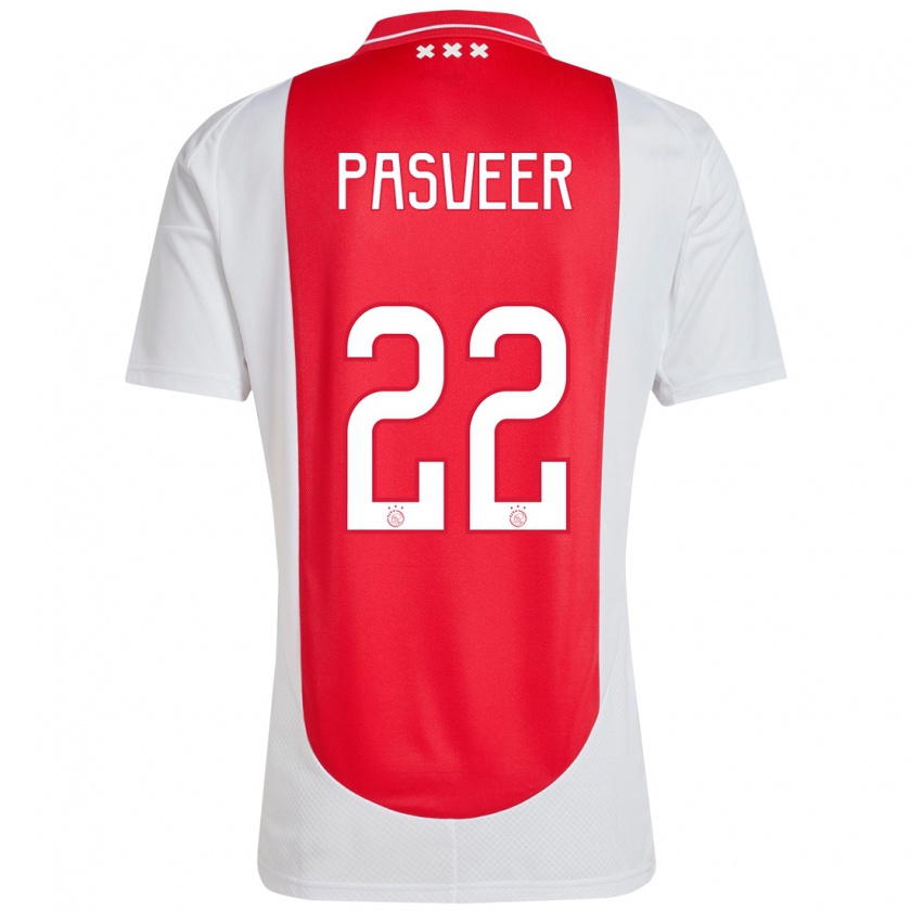 Kandiny Heren Remko Pasveer #22 Rood Wit Thuisshirt Thuistenue 2024/25 T-Shirt