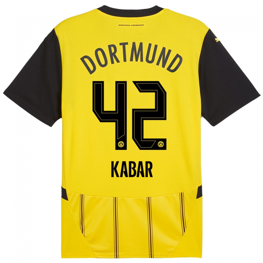 Kandiny Uomo Maglia Almugera Kabar #42 Giallo Nero Kit Gara Home 2024/25 Maglietta