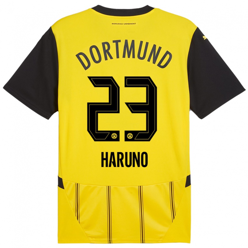 Kandiny Uomo Maglia Sasaki Haruno #23 Giallo Nero Kit Gara Home 2024/25 Maglietta