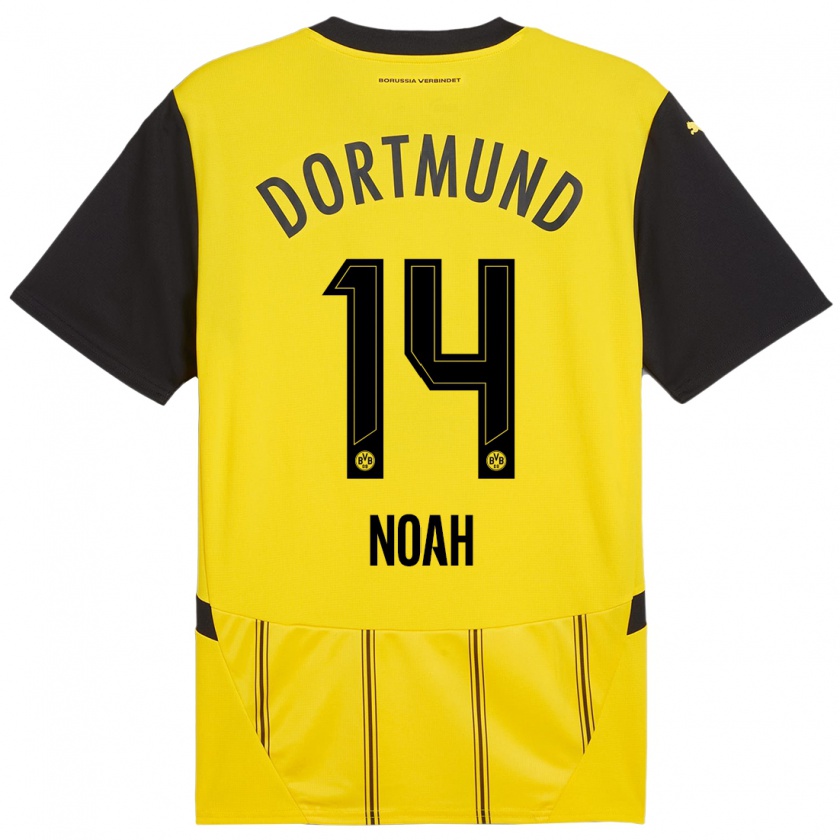 Kandiny Uomo Maglia Colin Noah Kleine-Bekel #14 Giallo Nero Kit Gara Home 2024/25 Maglietta