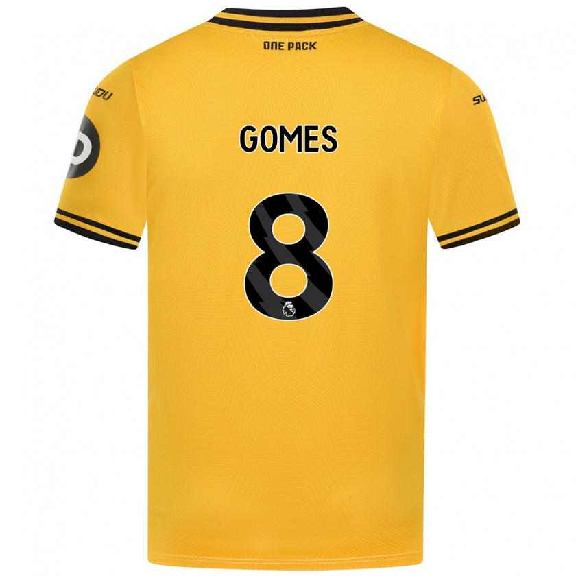 Kandiny Herren João Gomes #8 Gelb Heimtrikot Trikot 2024/25 T-Shirt Österreich