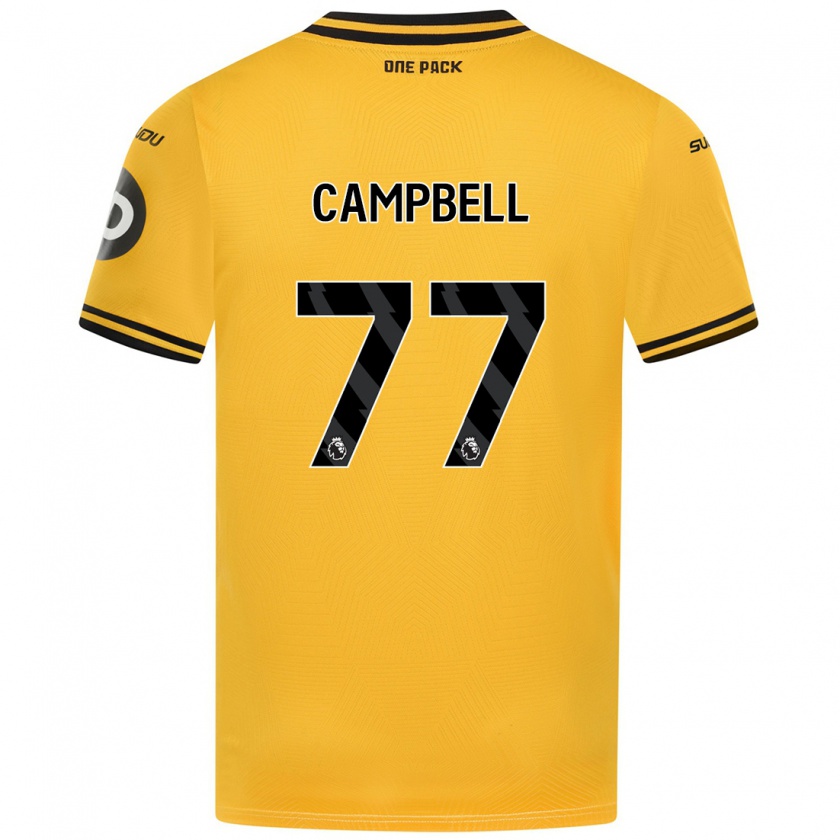 Kandiny Herren Chem Campbell #77 Gelb Heimtrikot Trikot 2024/25 T-Shirt Österreich