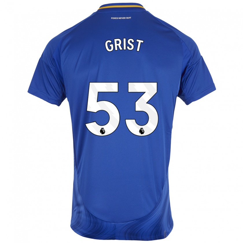 Kandiny Heren Ben Grist #53 Blauw Wit Thuisshirt Thuistenue 2024/25 T-Shirt