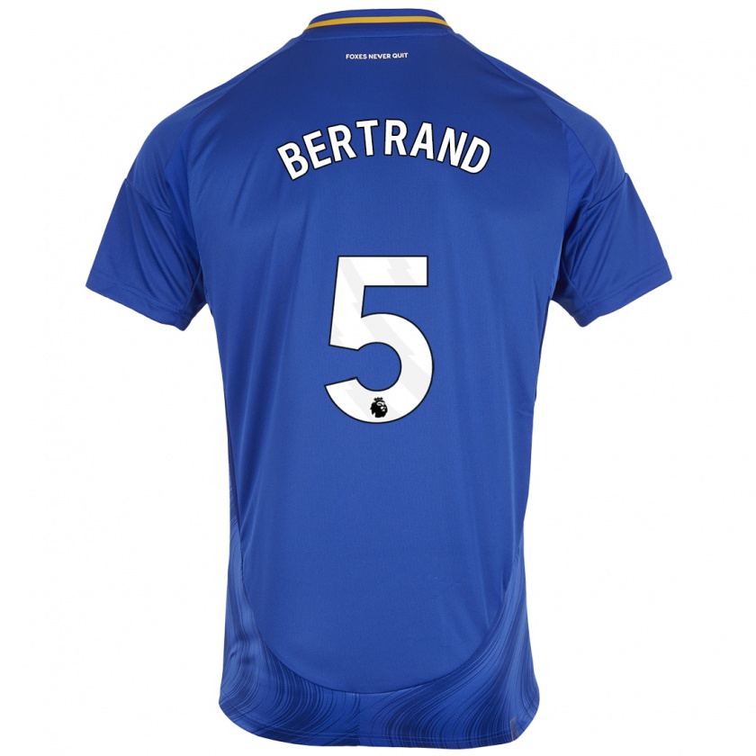 Kandiny Herren Ryan Bertrand #5 Blau Weiß Heimtrikot Trikot 2024/25 T-Shirt Österreich