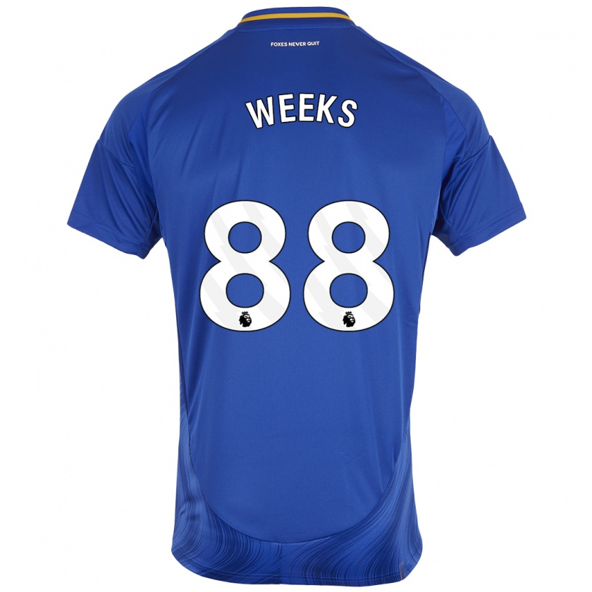 Kandiny Herren Tyler Weeks #88 Blau Weiß Heimtrikot Trikot 2024/25 T-Shirt Österreich