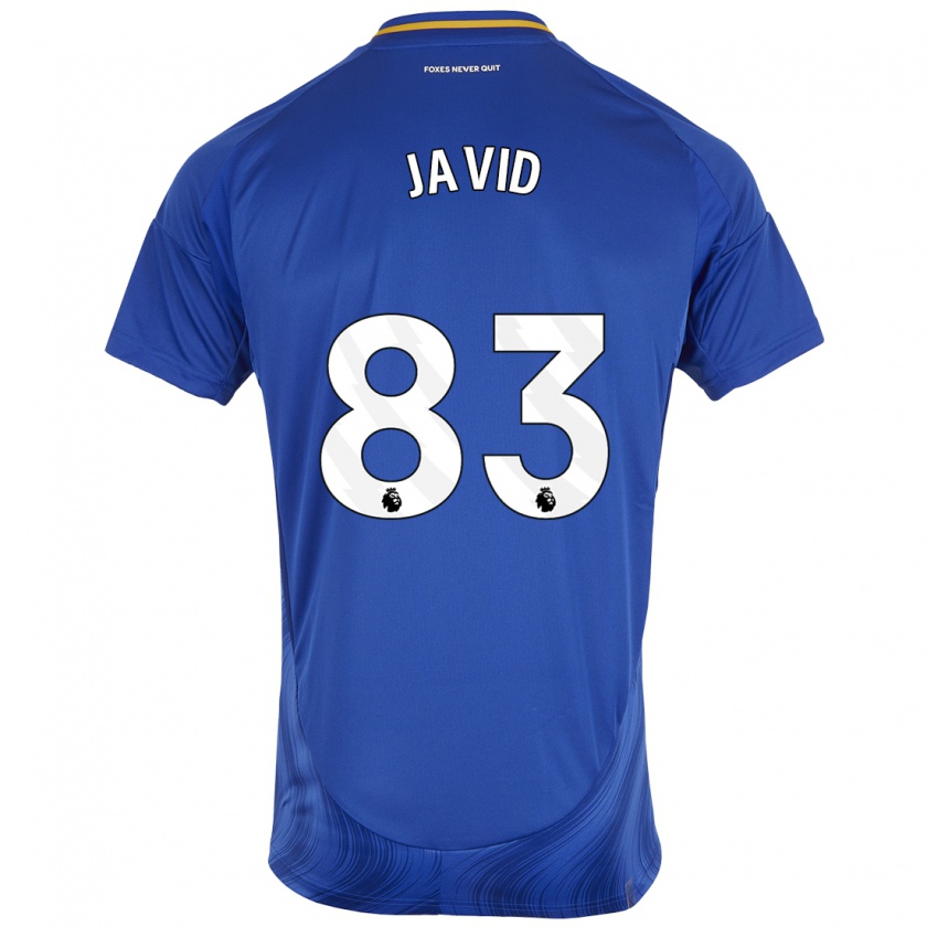 Kandiny Uomo Maglia Abdullah Javid #83 Blu Bianco Kit Gara Home 2024/25 Maglietta