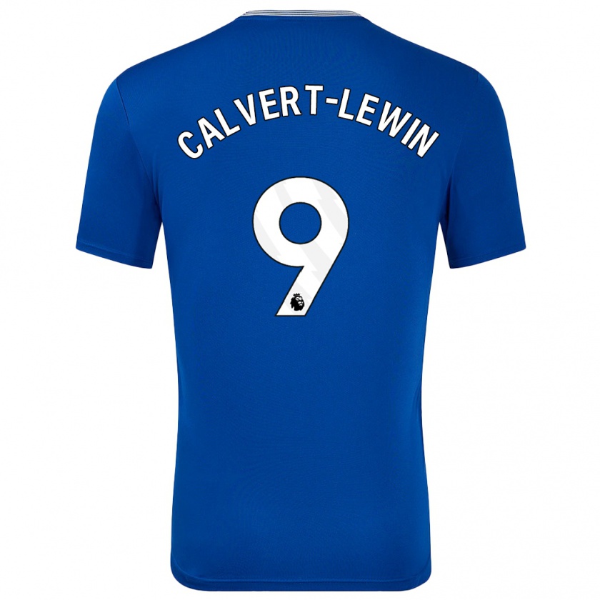 Kandiny Heren Dominic Calvert-Lewin #9 Blauw Met Thuisshirt Thuistenue 2024/25 T-Shirt België