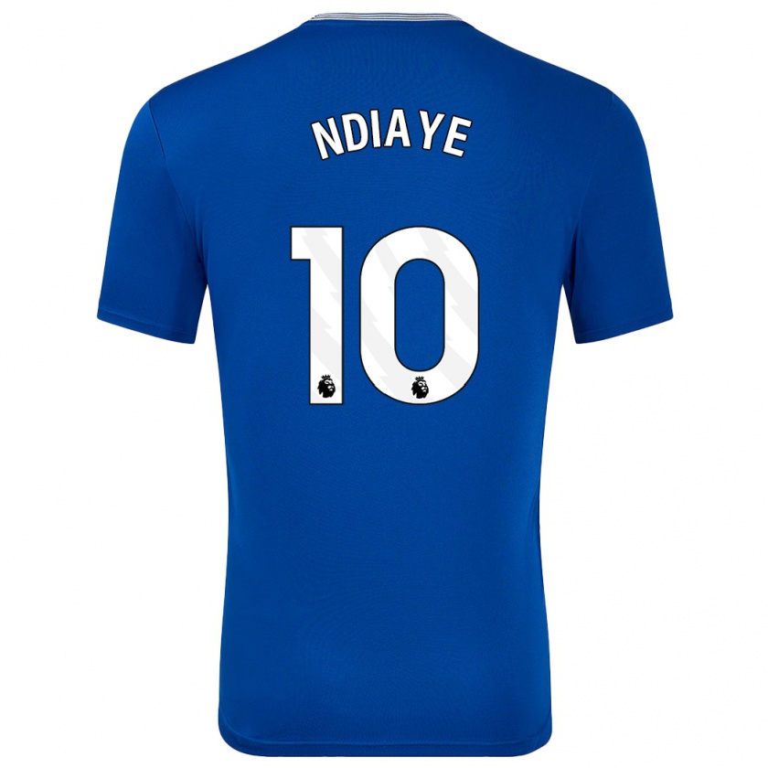 Kandiny Uomo Maglia Iliman Ndiaye #10 Blu Con Kit Gara Home 2024/25 Maglietta