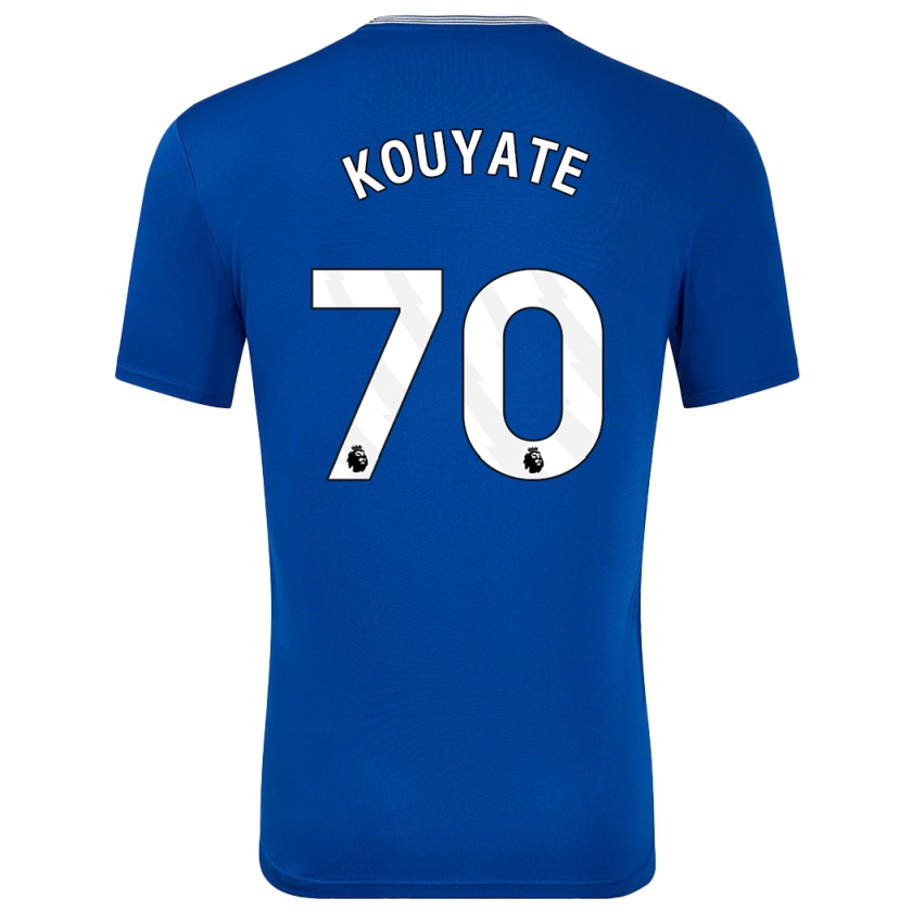 Kandiny Uomo Maglia Katia Kouyate #70 Blu Con Kit Gara Home 2024/25 Maglietta