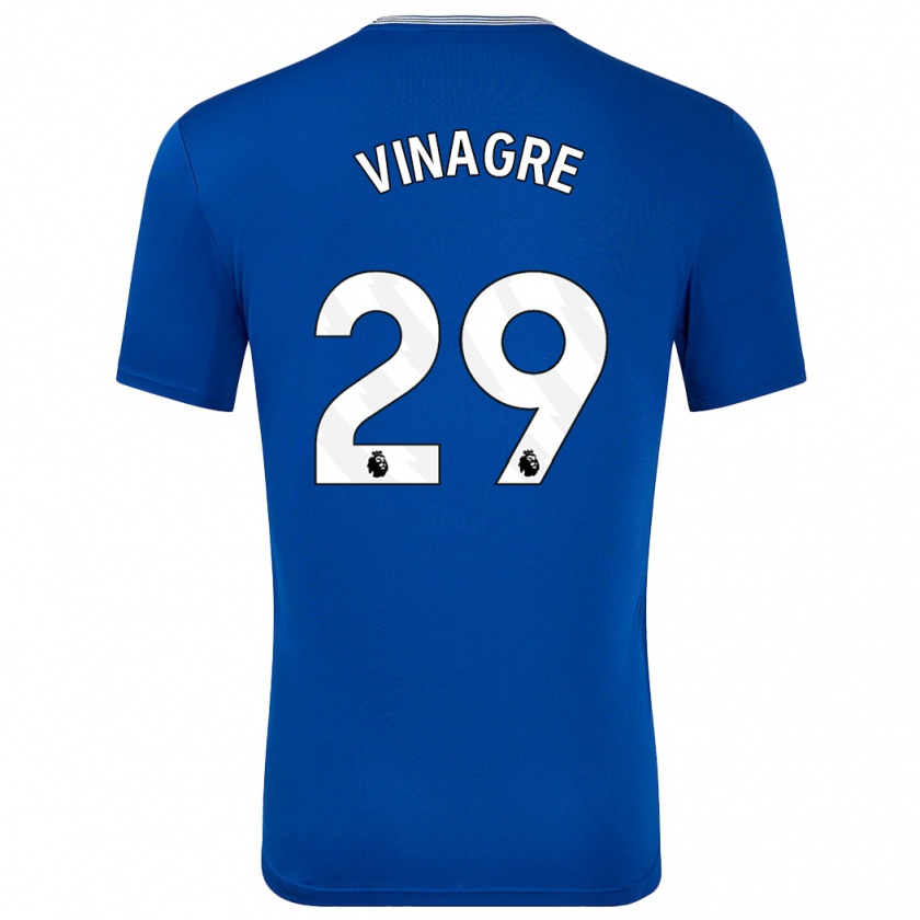 Kandiny Uomo Maglia Ruben Vinagre #29 Blu Con Kit Gara Home 2024/25 Maglietta