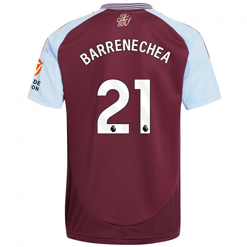 Kandiny Heren Enzo Barrenechea #21 Bordeaux Hemelsblauw Thuisshirt Thuistenue 2024/25 T-Shirt België