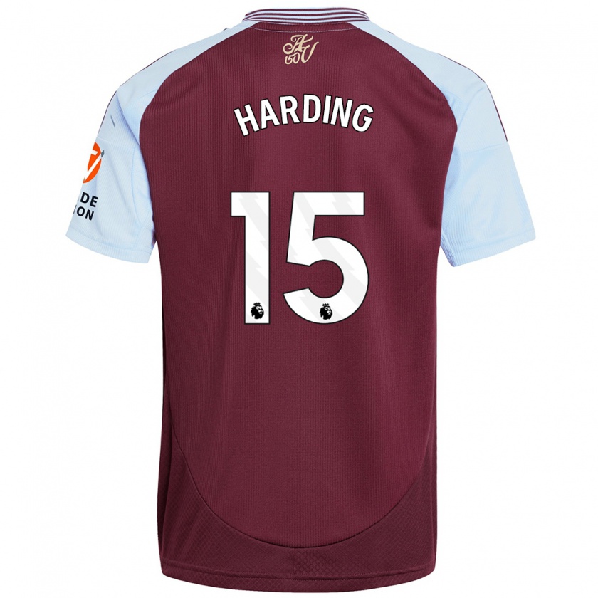 Kandiny Heren Natasha Harding #15 Bordeaux Hemelsblauw Thuisshirt Thuistenue 2024/25 T-Shirt