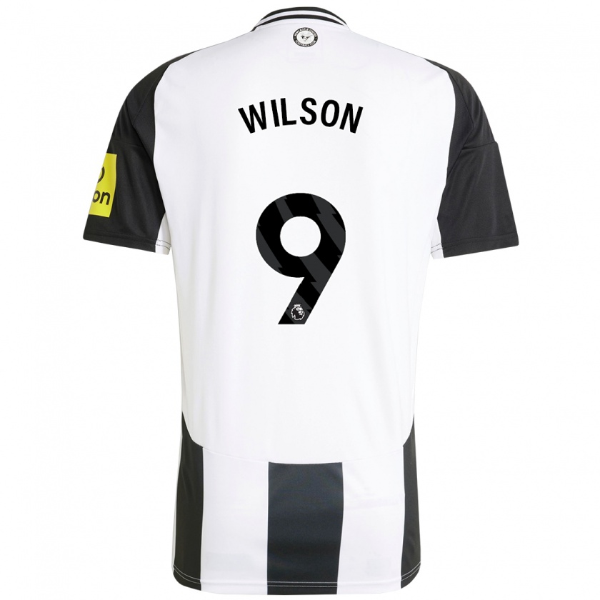 Kandiny Uomo Maglia Callum Wilson #9 Bianco Nero Kit Gara Home 2024/25 Maglietta