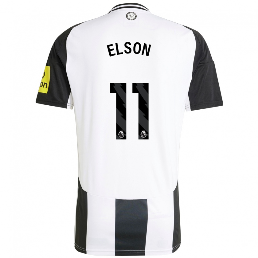 Kandiny Heren Kacie Elson #11 Wit Zwart Thuisshirt Thuistenue 2024/25 T-Shirt België