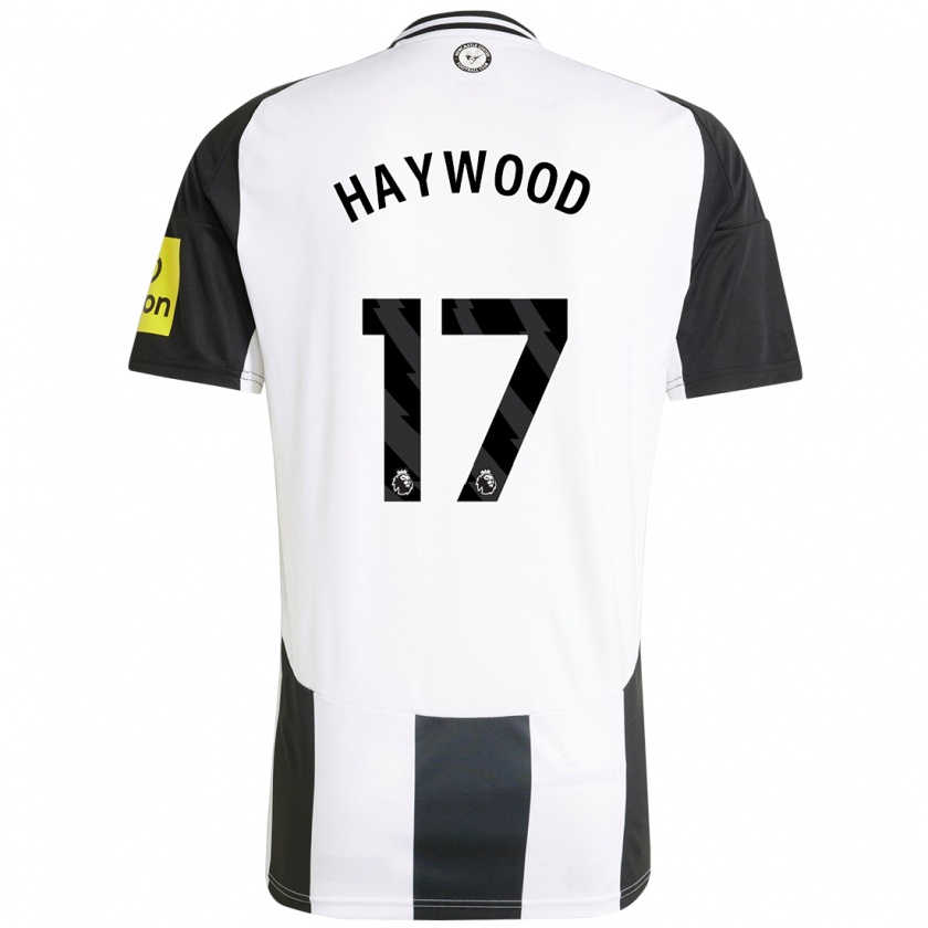 Kandiny Uomo Maglia Sophie Haywood #17 Bianco Nero Kit Gara Home 2024/25 Maglietta