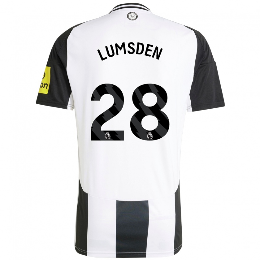 Kandiny Heren Beth Lumsden #28 Wit Zwart Thuisshirt Thuistenue 2024/25 T-Shirt