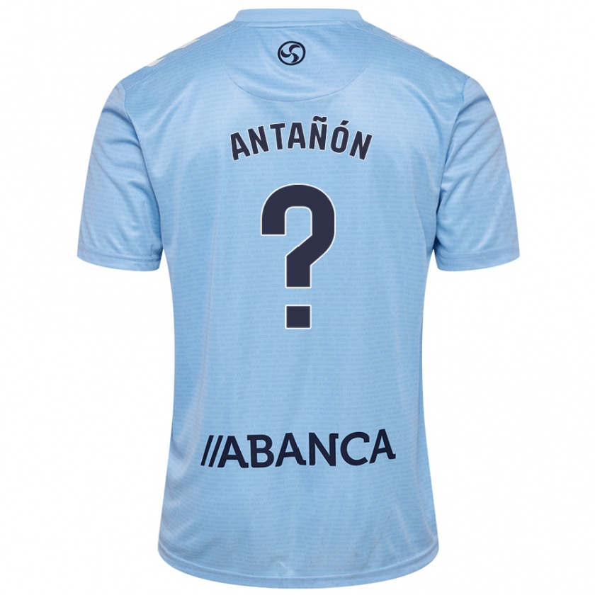 Kandiny Uomo Maglia Andrés Antañón #0 Celeste Kit Gara Home 2024/25 Maglietta