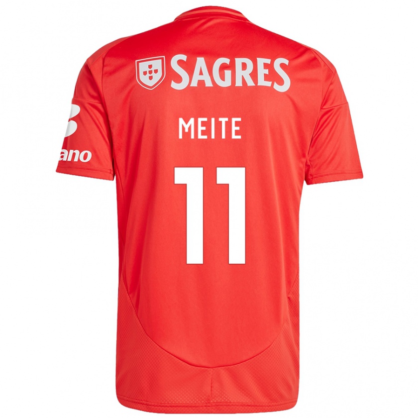 Kandiny Uomo Maglia Soualiho Meite #11 Rosso Bianco Kit Gara Home 2024/25 Maglietta