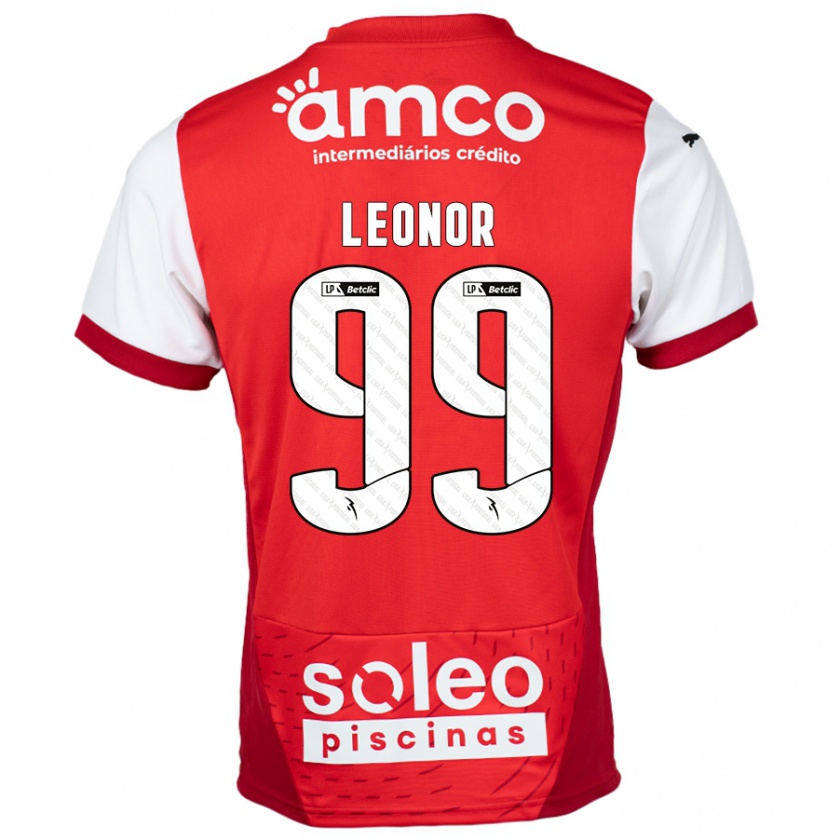 Kandiny Heren Maria Leonor #99 Rood Wit Thuisshirt Thuistenue 2024/25 T-Shirt