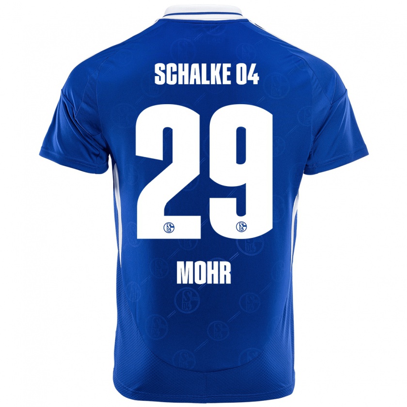 Kandiny Heren Tobias Mohr #29 Koningsblauw Thuisshirt Thuistenue 2024/25 T-Shirt